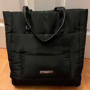 STEVE MADDEN BLACK TOTE BAG